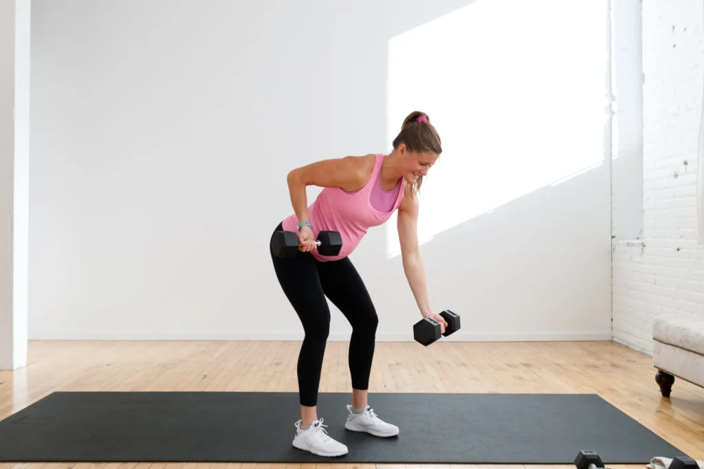 At Home Dumbbell Back Workout