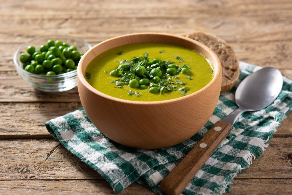 High-Protein Soup Recipes For Weight Loss: Break up pea soup