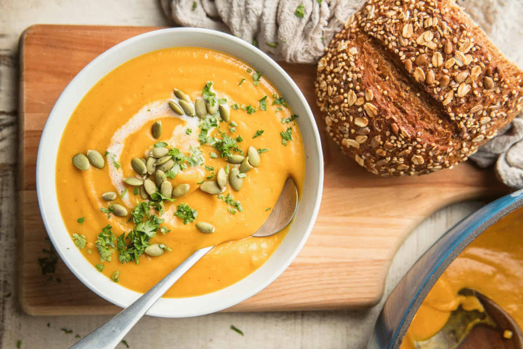 High-Protein Soup Recipes For Weight Loss: Butternut Squash And Lentil Soup