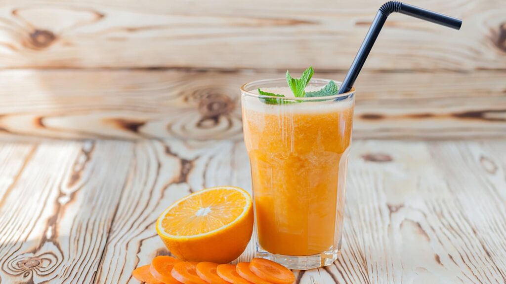 Low-Sugar Smoothies, Carrot and Orange Smoothie