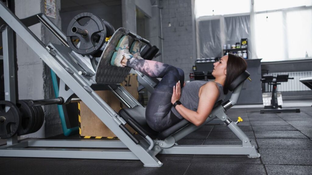 Hack Squat and Barbell Squat