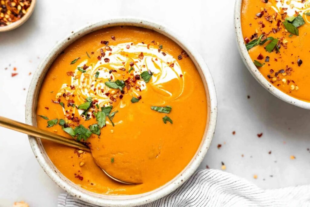 High-Protein Soup Recipes For Weight Loss: Pink Lentil And Carrot Soup
