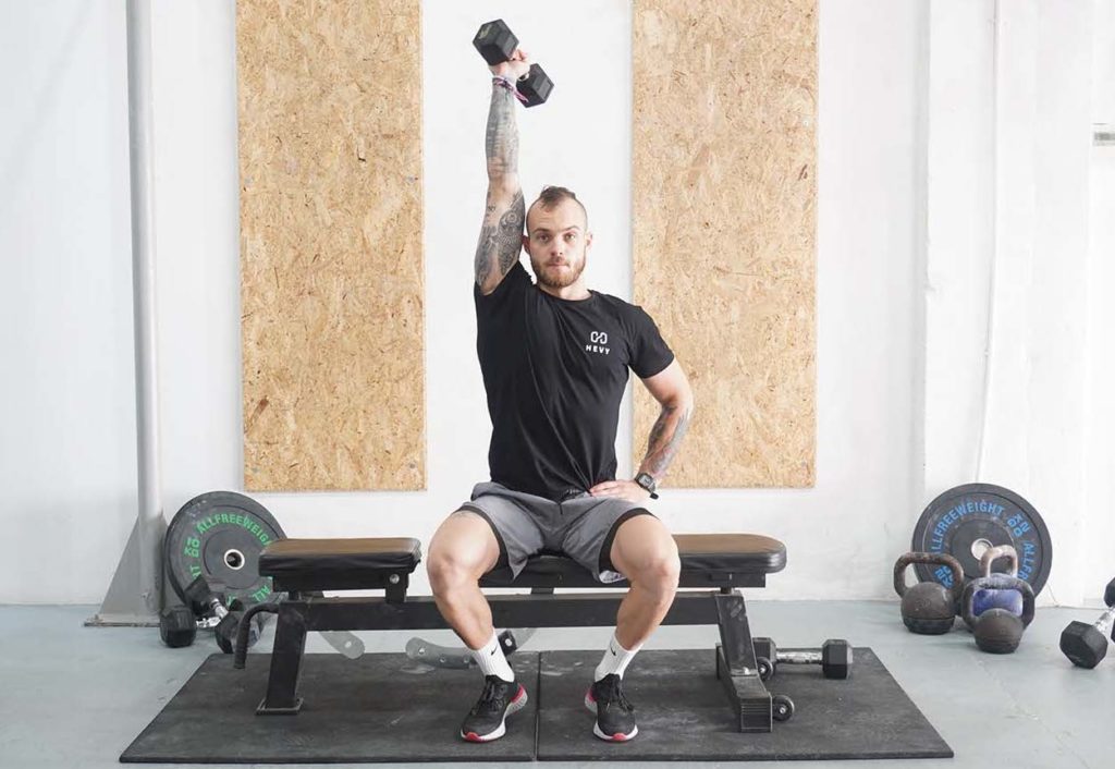 Tricep Dumbbell Workout at Home 