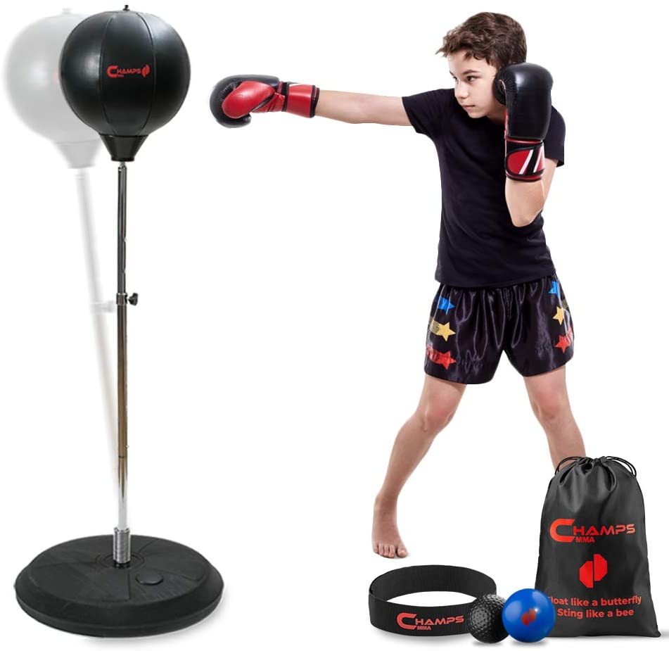 mma punching bag with stand