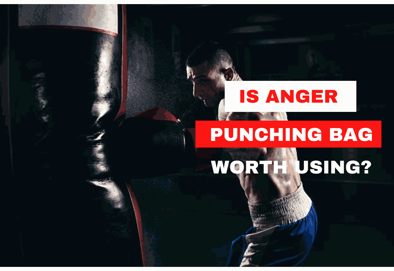 5 Amazing Benefits of Using Anger Punching Bag