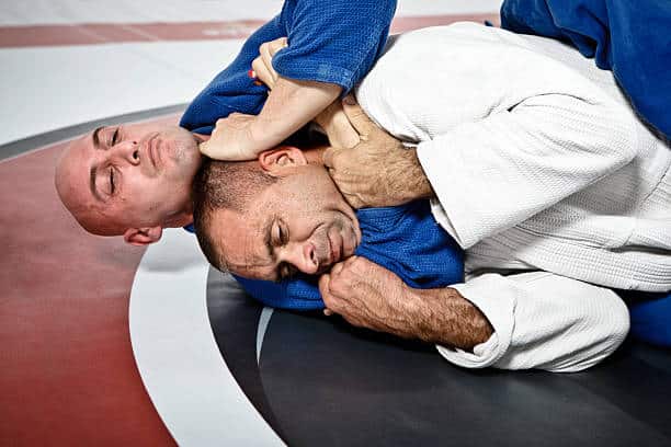how to escape a choke hold on the ground