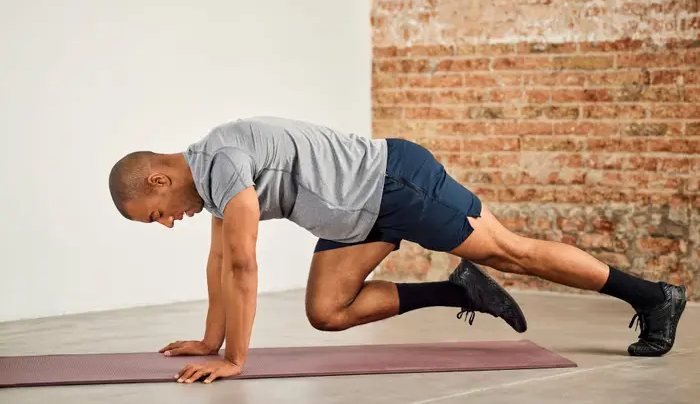 Outdoor Bodyweight Workout Mountain Climbers