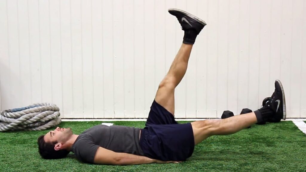 Pilates for Core Strength: scissor kicks